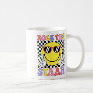 Rock The Staar Test Day Motivational Teacher Testi Coffee Mug