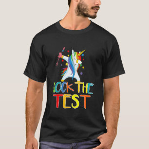 Rock The Tes Test Day Teacher Testing Squad Unicor T-Shirt