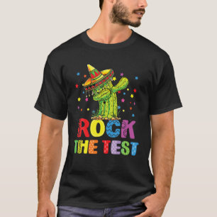 Rock The Test Test Day Teacher Testing Squad Unico T-Shirt