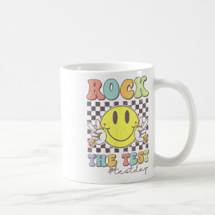 Rock The Test Testing Motivational Teacher Coffee Mug