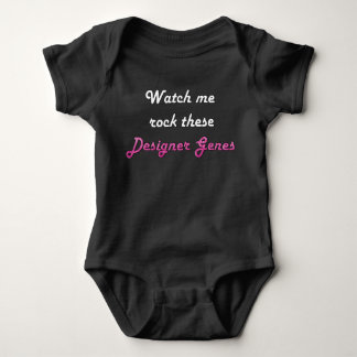Rock these Designer Genes Trisomy Glitter Baby Bodysuit