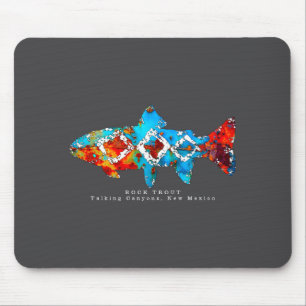 Rock Trout Talking Canyons New Mexico T Shirt_1 Mouse Pad