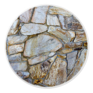 Rock Wall Realistic Texture Photography Ceramic Knob