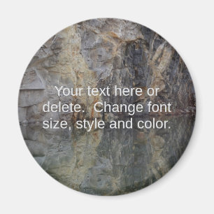 Rock Wall Reflections #3 Nature Personalised Magnet