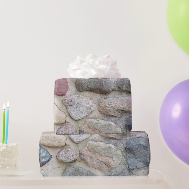 Rock Wall  Wrapping Paper (Party Gifts)