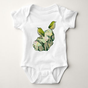 Rock Wren birds New Zealand Baby Bodysuit