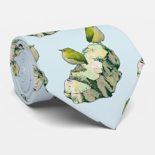 Rock Wren birds New Zealand Tie