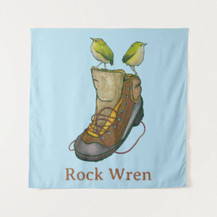 Rock Wren Tuke Tapestry