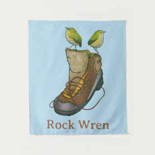 Rock Wren Tuke Tapestry