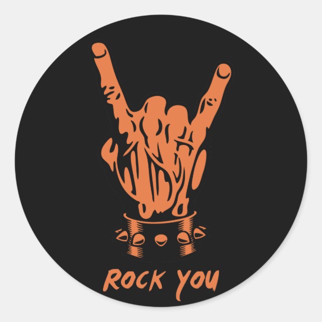 Rock You II Classic Round Sticker (Front)