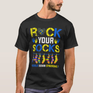 Rock Your Socks world down syndrome day T-Shirt