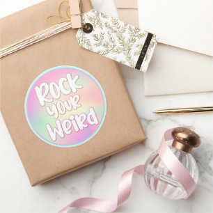 Rock Your Weird Classic Round Sticker