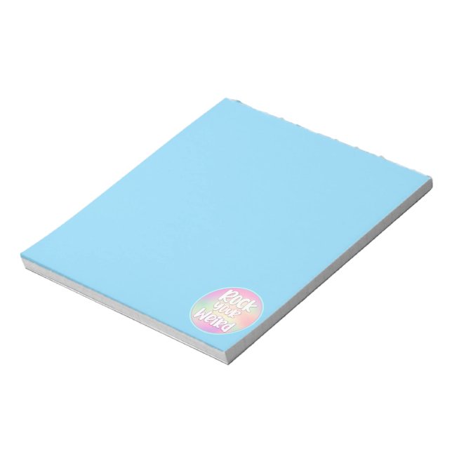Rock Your Weird Notepad (Rotated)