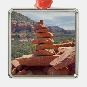 Rock Zen Sedona Arizona Metal Ornament