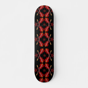 Rockabilly Argyle Skateboard