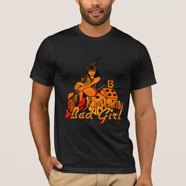Rockabilly Bad Girl Shirt (Front)