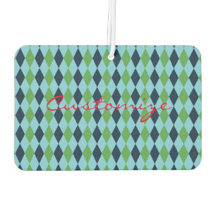 rockabilly diamond plaid Thunder_Cove Car Air Freshener