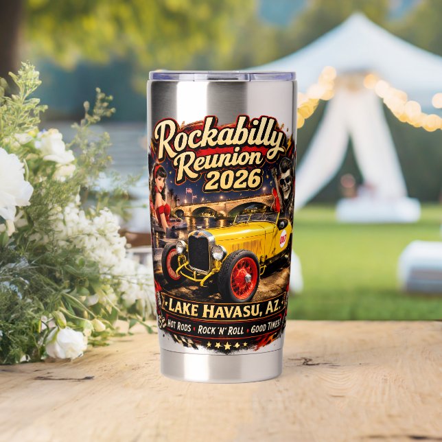 Rockabilly Reunion 2026 tumbler (Wedding (Rotated))