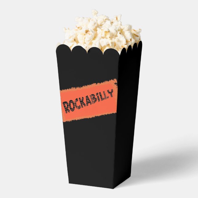 RockABilly ripped and tilted black popcorn boxes (Popped)