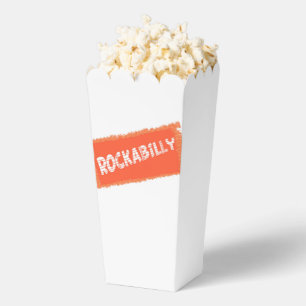 RockABilly ripped and tilted white popcorn boxes