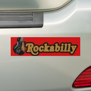 Rockabilly style bumper sticker