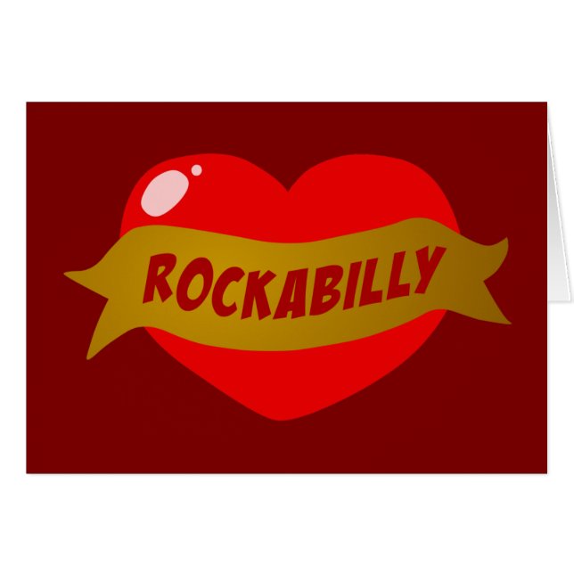 Rockabilly Tattoo Heart (Front Horizontal)