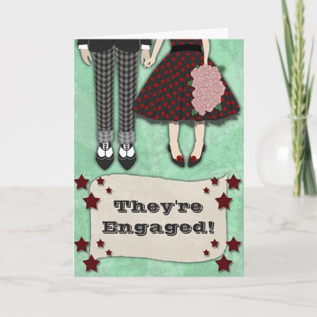 Rockabilly Wedding, engagement announcement (Front)