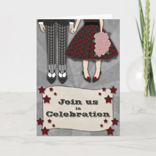 Rockabilly Wedding, invitation