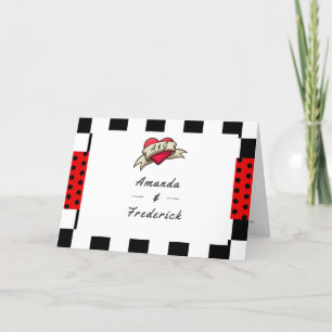 Rockabilly Wedding Program