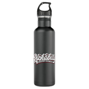 Rockabilly Wild Rock N Roll - Typo - neg 710 Ml Water Bottle