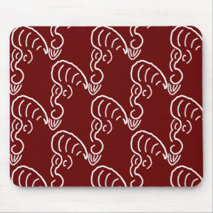 ROCKABILLY YELL (CRIMSON) MOUSE PAD