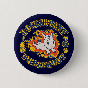 Rockabunny Phreekout 6 Cm Round Badge