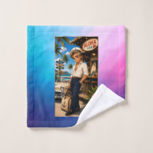 Rockachibi Bruce Dawn Bath Towel