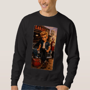 Rockachibi Dean – Vintage Gift Idea Sweatshirt