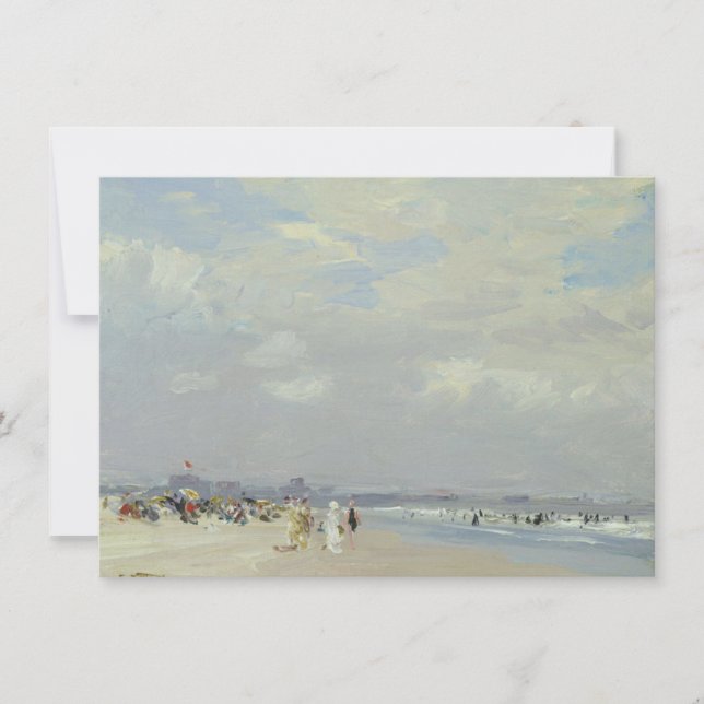 Rockaway Beach (by E.H. Potthast) Card (Front)