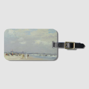 Rockaway Beach (New York) (by E.H. Potthast) Luggage Tag