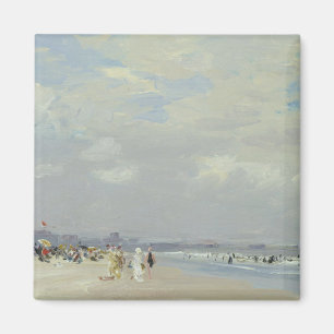Rockaway Beach (New York) (by E.H. Potthast) Magnet