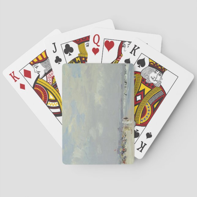 Rockaway Beach (New York) (by E.H. Potthast) Playing Cards (Back)