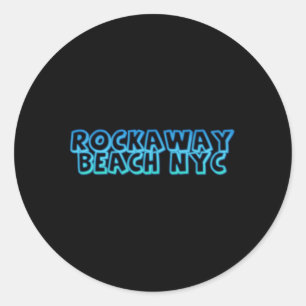 Rockaway Beach New York Classic Round Sticker