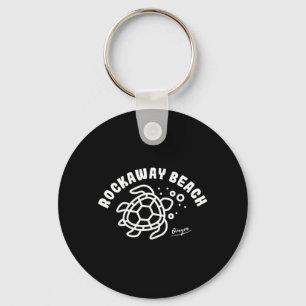 Rockaway Beach Oregon Sea Turtle Souvenir Key Ring