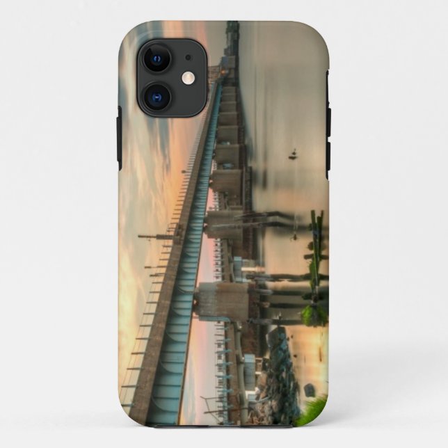 Rockaway Train Bridge Case-Mate iPhone Case (Back)