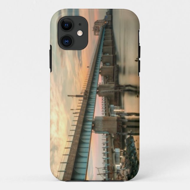Rockaway Train Bridge Case-Mate iPhone Case (Back)