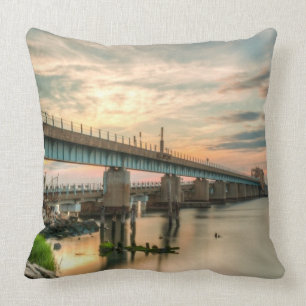 Rockaway Train Bridge Cushion