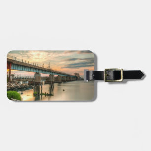 Rockaway Train Bridge Luggage Tag