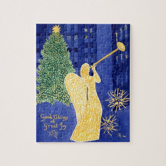 Rockefeller Angel Puzzle (Vertical)