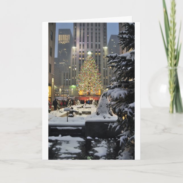 Rockefeller Centre Christmas Holiday Card (Front)