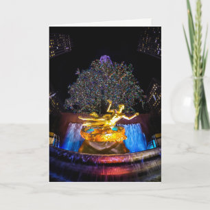Rockefeller Centre Christmas Tree Holiday Card
