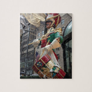 Rockefeller Centre Drummer Boy Christmas New York Jigsaw Puzzle