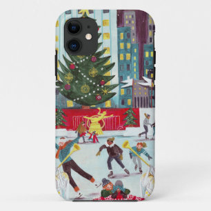 Rockefeller Centre Ice Skating Christmas  iPhone 11 Case