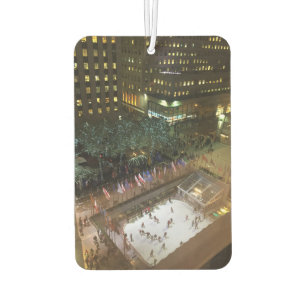 Rockefeller Centre Ice Skating Christmas Tree NYC Car Air Freshener